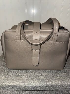 Senreve Doctor Taupe Leather Bag-Authentic